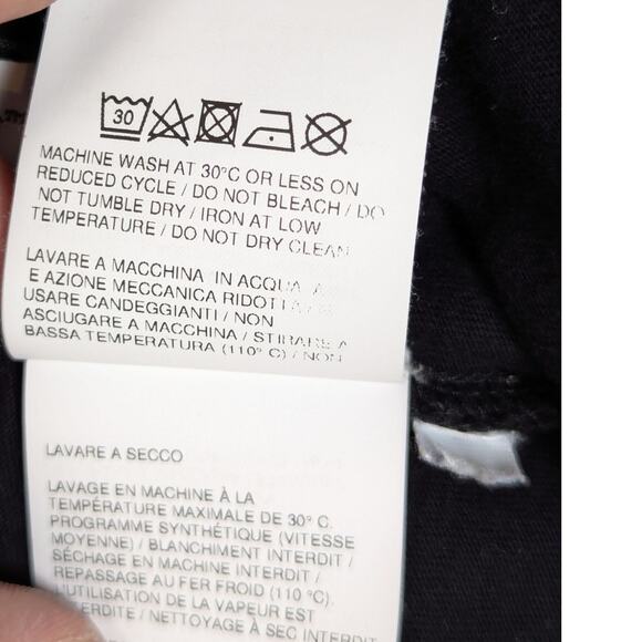 Off-White Scribble Diag Slim Tee Black White XXL Virgil Abloh Streetwear - Picture 7 of 13